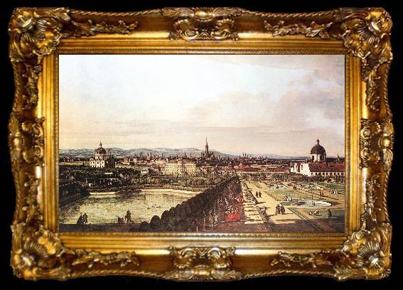 framed  BELLOTTO, Bernardo View of Vienna from the Belvedere hjhk, ta009-2